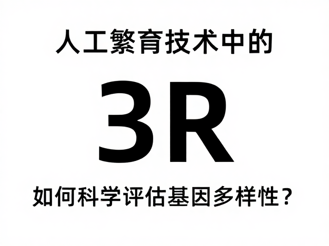 人工繁育技术中的3R原则，如何科学评估基因多样性？