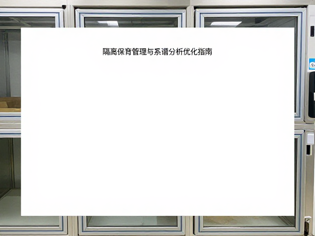 人工繁育技术，隔离保育箱管理与系谱分析优化指南