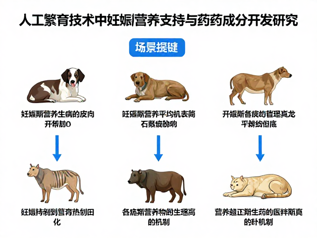 人工繁育技术中妊娠期营养支持与药用成分开发研究