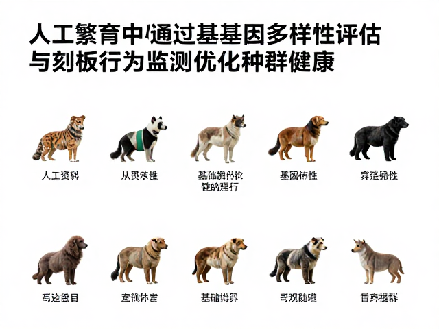人工繁育中如何通过基因多样性评估与刻板行为监测优化种群健康