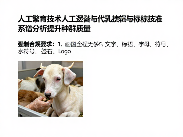 人工繁育技术，人工哺乳与代乳技术实操，系谱分析提升种群质量
