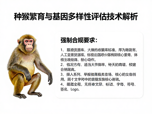 种猴资源库构建，人工繁育与基因多样性评估技术解析