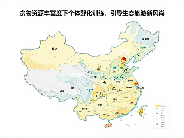 食物资源丰富度下个体野化训练，引导生态旅游新风尚