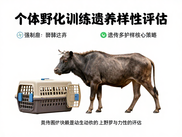 个体野化训练、麻醉运输与遗传多样性评估,物种保护核心策略