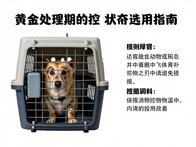 动物受伤中毒急救,隔离识别与透气运输箱选择指南