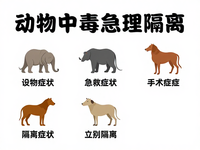 动物中毒急救，识别隔离与手术前后护理指南