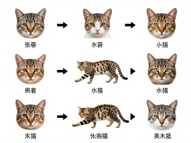 猫科亚种对比图鉴,面部特征解析与核心学术论文综述