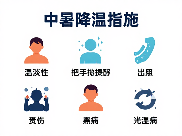 中暑降温措施,受伤个体识别与温湿度光照控制指南