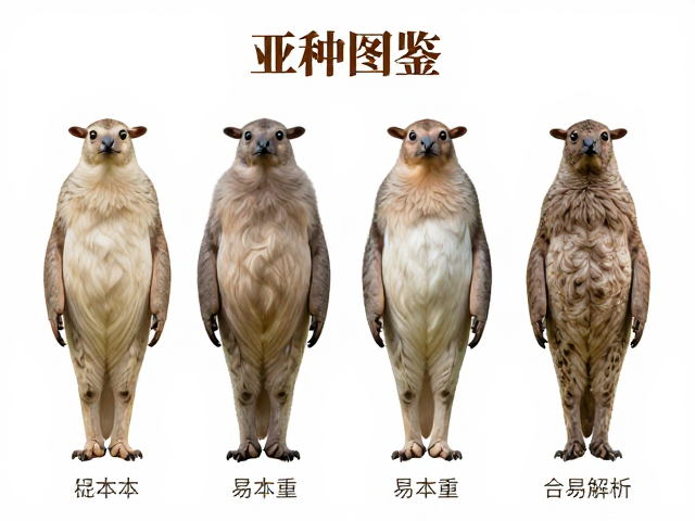 亚种对比图鉴,体型体重与易混淆物种全解析