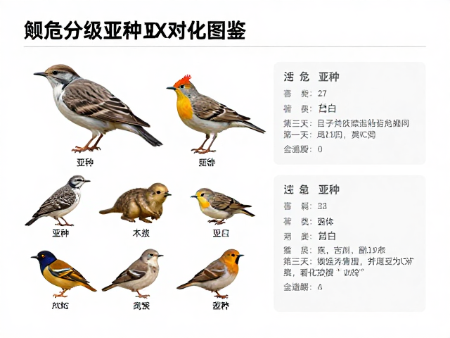 亚种对比图鉴，濒危等级与专家观测记录全解析