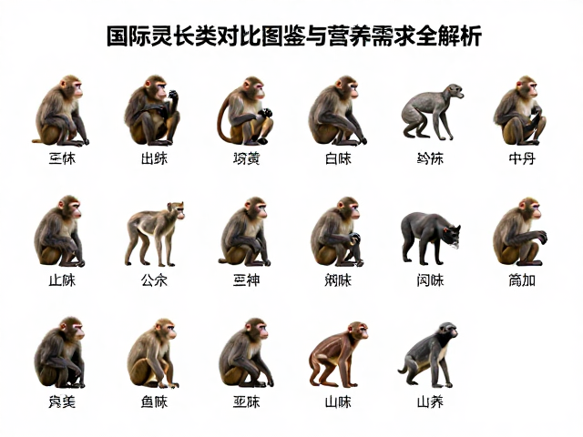 国际灵长类学会,灵长类亚种对比图鉴与营养需求全解析