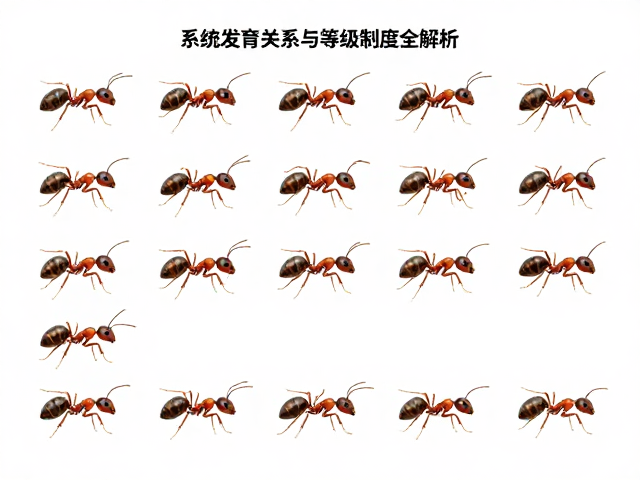 蚂蚁亚种对比图鉴,系统发育关系与等级制度全解析