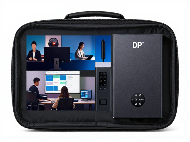 DP 1.4便携式KVM切换器主机收纳包,多屏切换与便携收纳神器