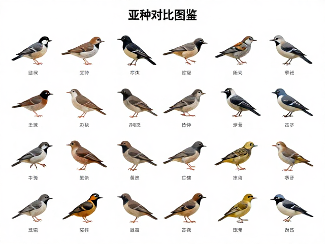 亚种对比图鉴,科研价值与迁徙范围全解析