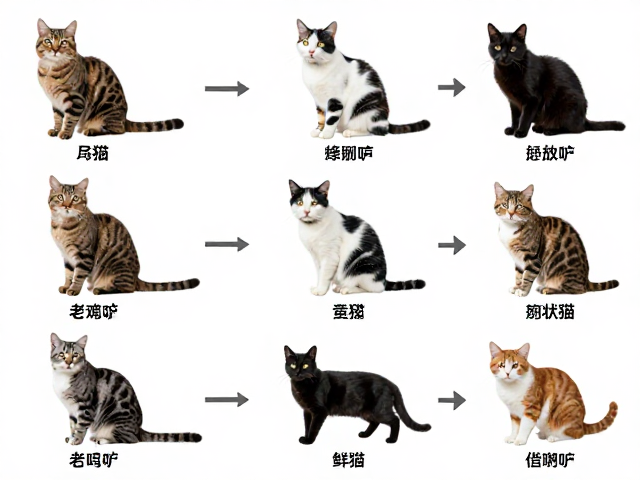 猫亚种对比图鉴，社交叫声与地域性差异全解析