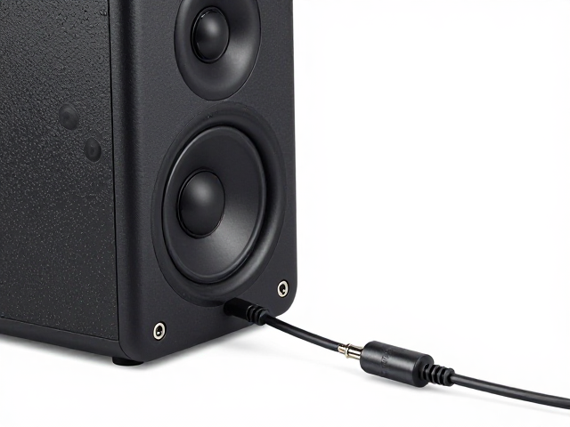 立体声电竞音箱搭配3.5mm AUX音频线延长线,提升游戏音质与布线灵活性