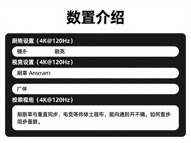 4K@120Hz主机画面输出,刷新率与垂直同步设置指南