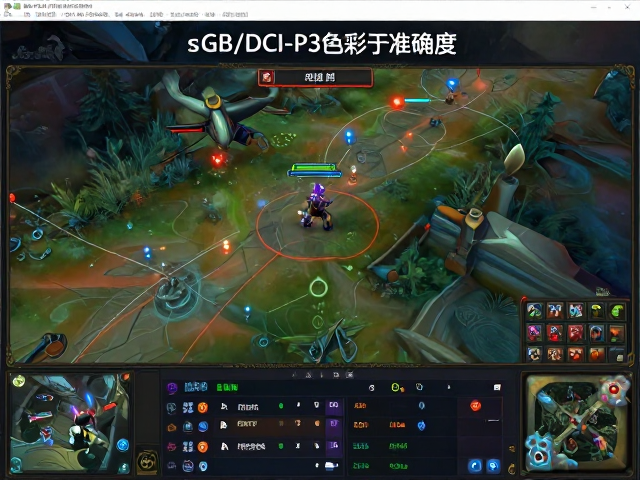 游戏直播主屏怎么选?sRGB/DCI-P3色彩准确度与评测展示实测