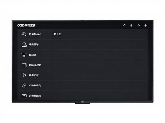BenQ游戏直播主屏怎么设?OSD菜单快捷操作指南