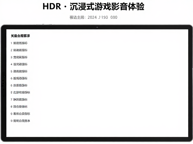 HDR高动态范围高清影片播放，打造沉浸式游戏影音体验