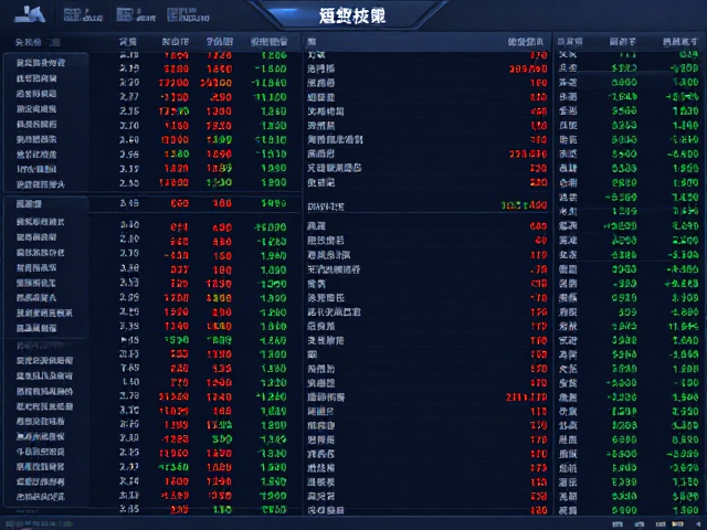期货短线盯盘神器，10bit色深，机甲风，界面清晰助你精准交易