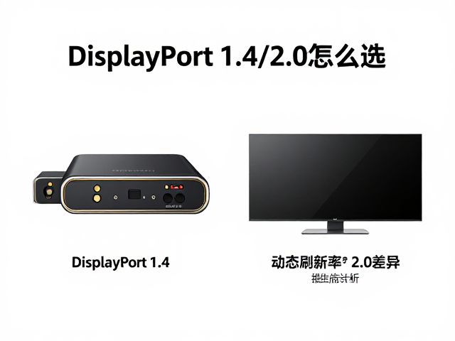 DisplayPort 1.4/2.0怎么选?动态刷新率与设备数据监测全解析