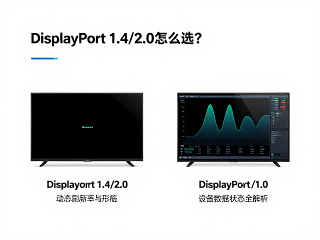 DisplayPort 1.4/2.0怎么选?动态刷新率与设备数据监测全解析
