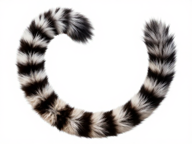 环尾狐猴尾毛特征与基因差异解析,揭秘物种独特性