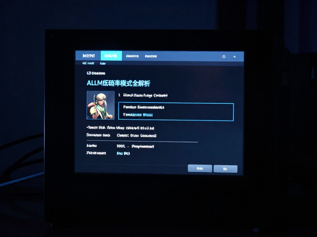 主机画面输出与游戏内分辨率设置,开启ALLM低延迟模式全解析