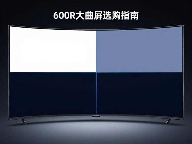 600R大曲率曲面屏选购指南,观看距离与多屏拼接对齐技巧