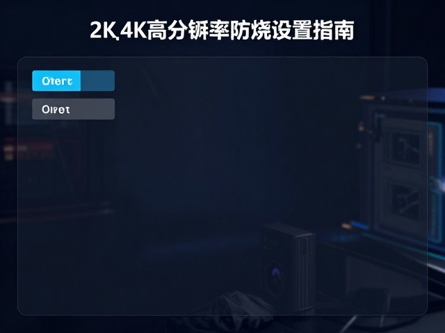 游戏直播主屏怎么选?2K/4K高分辨率防烧屏设置指南