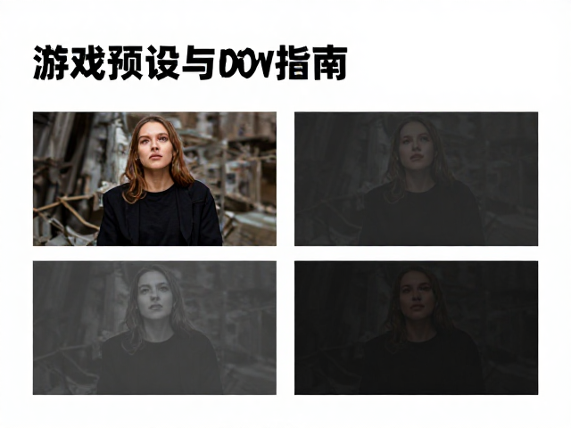 平面设计修图技巧,游戏预设与RAW预览优化指南