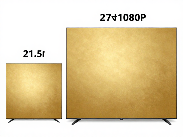 21.5寸与27寸1080P对比,81PPI颗粒感与黄金尺寸怎么选