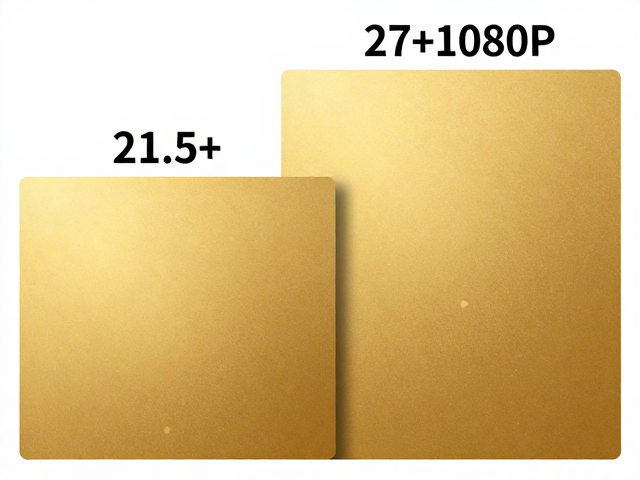 21.5寸与27寸1080P对比,81PPI颗粒感与黄金尺寸怎么选