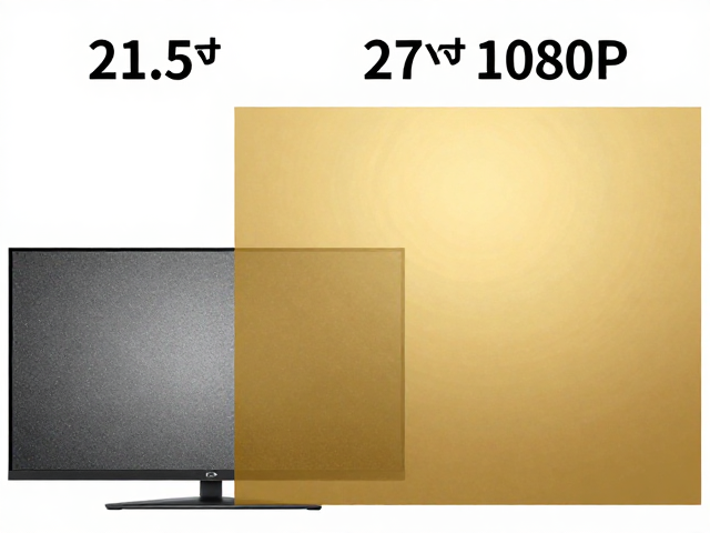 21.5寸与27寸1080P对比,81PPI颗粒感与黄金尺寸怎么选