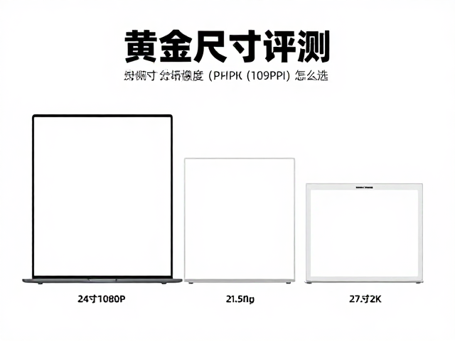 24寸1080P、21.5寸与27寸2K(109PPI)怎么选?黄金尺寸评测