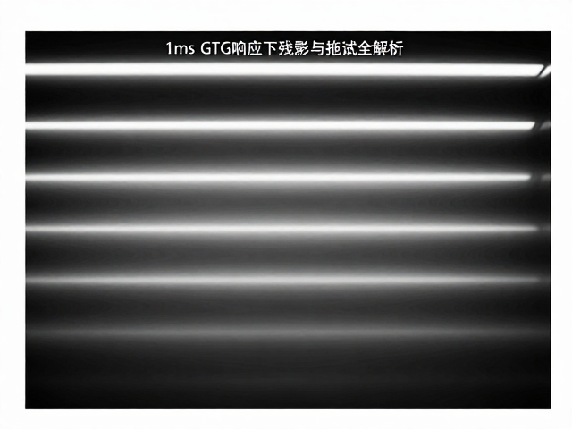 平面设计修图技巧,1ms GTG响应下残影与拖影测试全解析