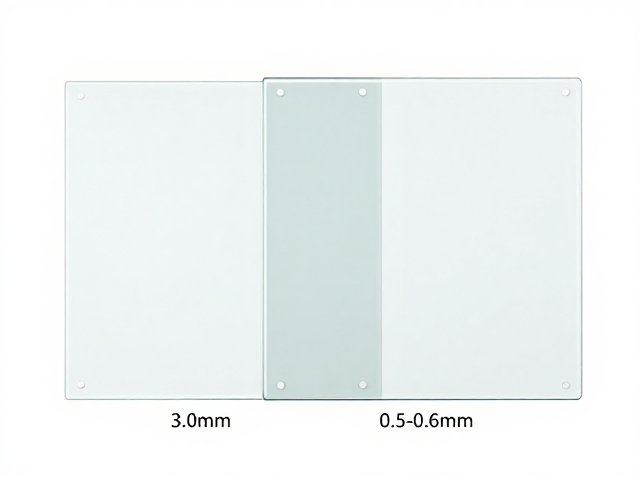 3.0mm液晶面板玻璃与0.5-0.6mm标准型对比，莫氏硬度表面性能全解析