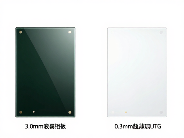 3.0mm液晶面板玻璃与0.3mm超薄玻璃UTG技术对比及应用解析