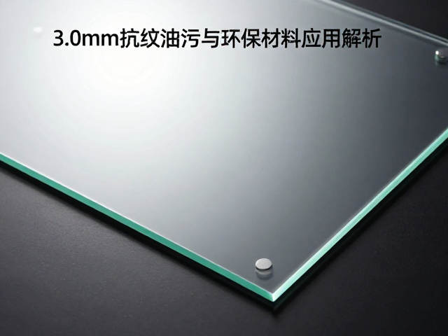 3.0mm液晶面板玻璃,抗指纹油污与环保材料应用解析