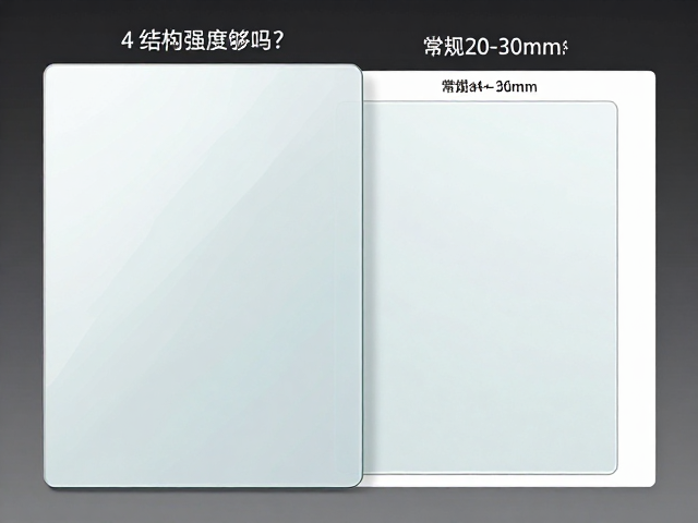 屏幕玻璃4-6mm厚结构强度够吗？对比常规20-30mm款