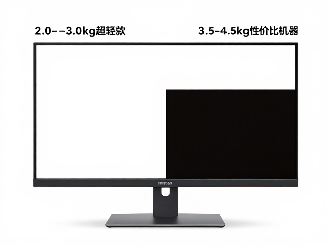 24寸显示器怎么选?2.0-3.0kg超轻款与3.5-4.5kg性价比机型深度对比