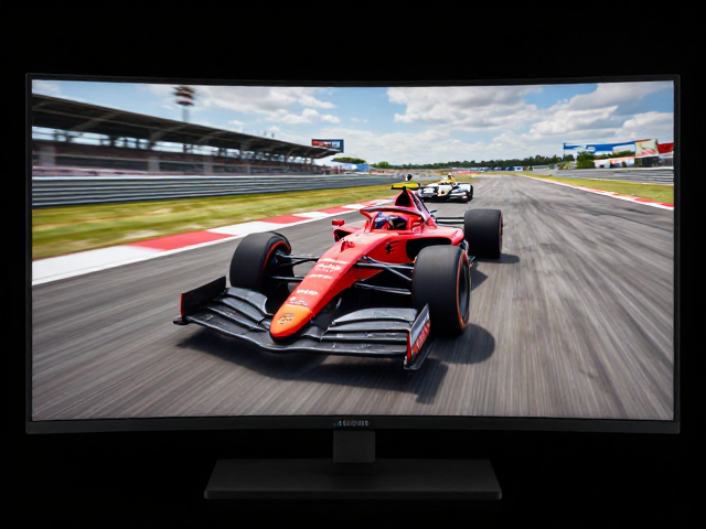Samsung Odyssey搭配赛车模拟显示,2K/4K高分辨率沉浸体验指南