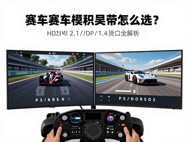 赛车模拟显示器怎么选?IPS/OLED/VA面板对比,HDMI 2.1/DP 1.4接口全解析