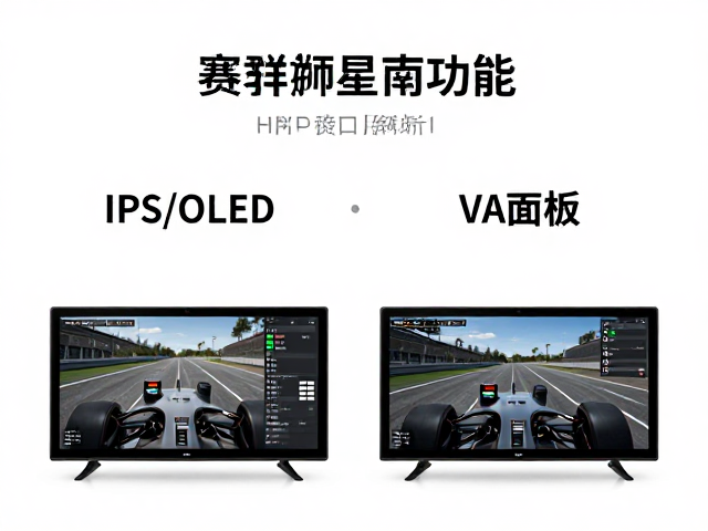 赛车模拟显示器怎么选?IPS/OLED/VA面板对比,HDMI 2.1/DP 1.4接口全解析