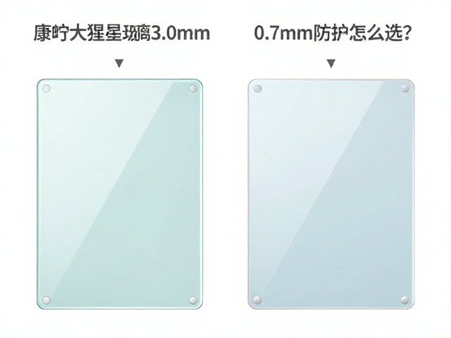 康宁大猩猩玻璃3.0mm与0.7mm加厚型对比，液晶面板防护怎么选？