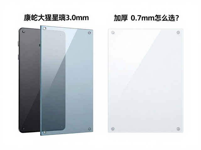 康宁大猩猩玻璃3.0mm与0.7mm加厚型对比，液晶面板防护怎么选？