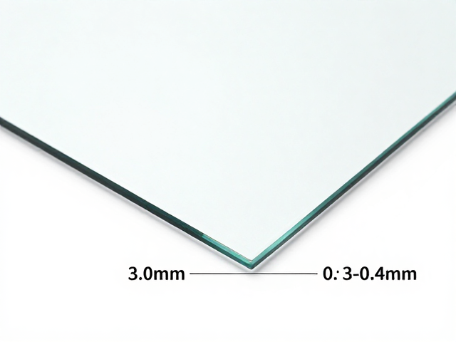3.0mm液晶面板玻璃与0.3-0.4mm超薄型对比，表面硬度与耐磨性详解