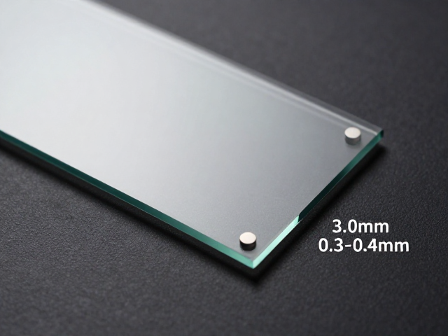 3.0mm液晶面板玻璃与0.3-0.4mm超薄型对比，表面硬度与耐磨性详解