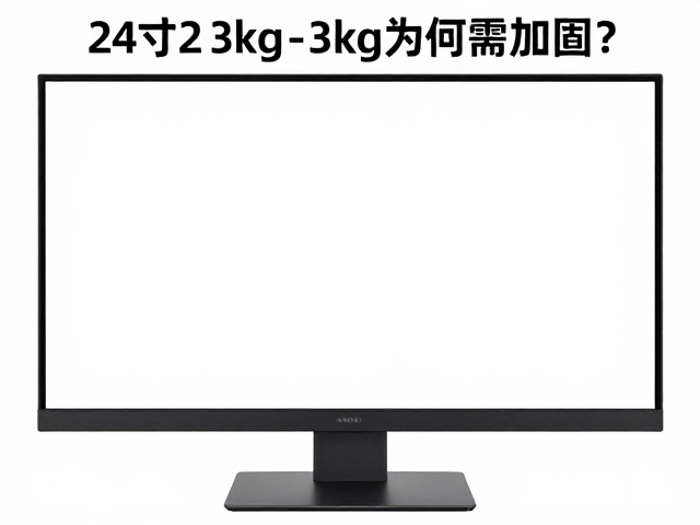 24寸显示器裸重2-3kg为何需加固?解析无底座净重定义